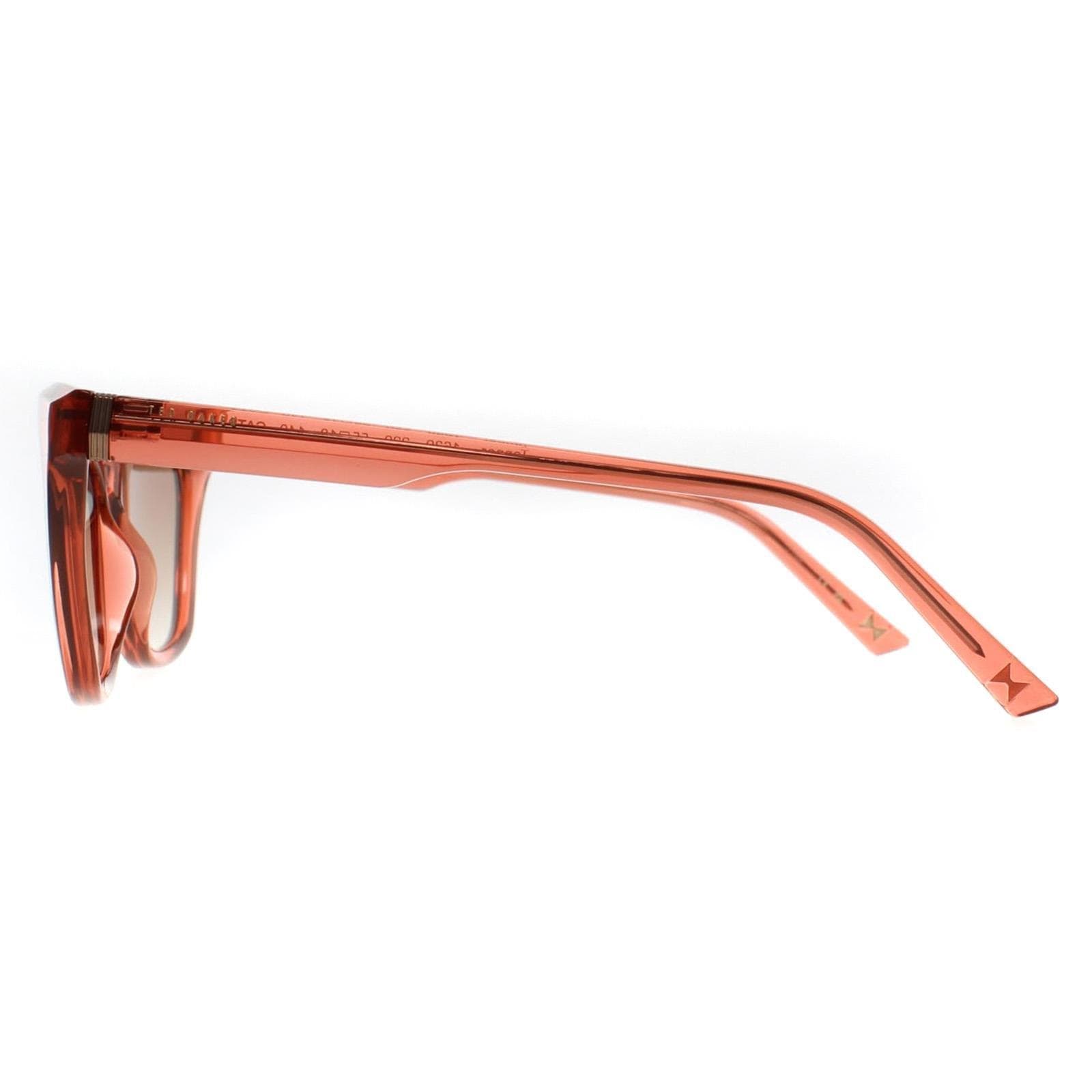 Ted Baker Cat Eye Transparent Candy Cane Red Brown Grey Gradient TB1639 Tanner image 3