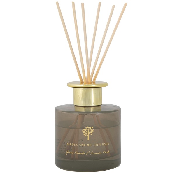 Nicola Spring 200ml Pomelo & Passion Fruit Reed Diffuser - Fruity Fresh Scented Jar