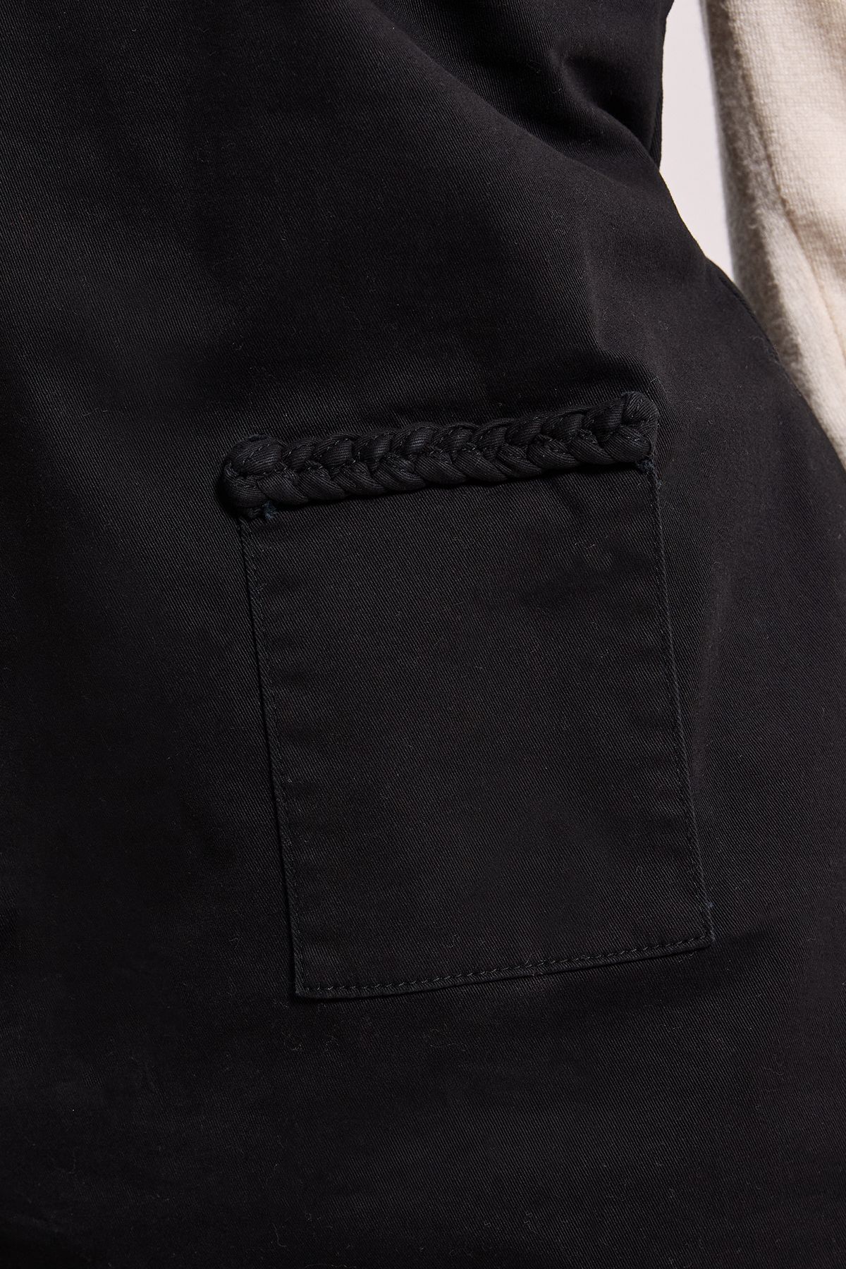 Dorothy Perkins Plait Detail Denim Shift Dress Black image 5