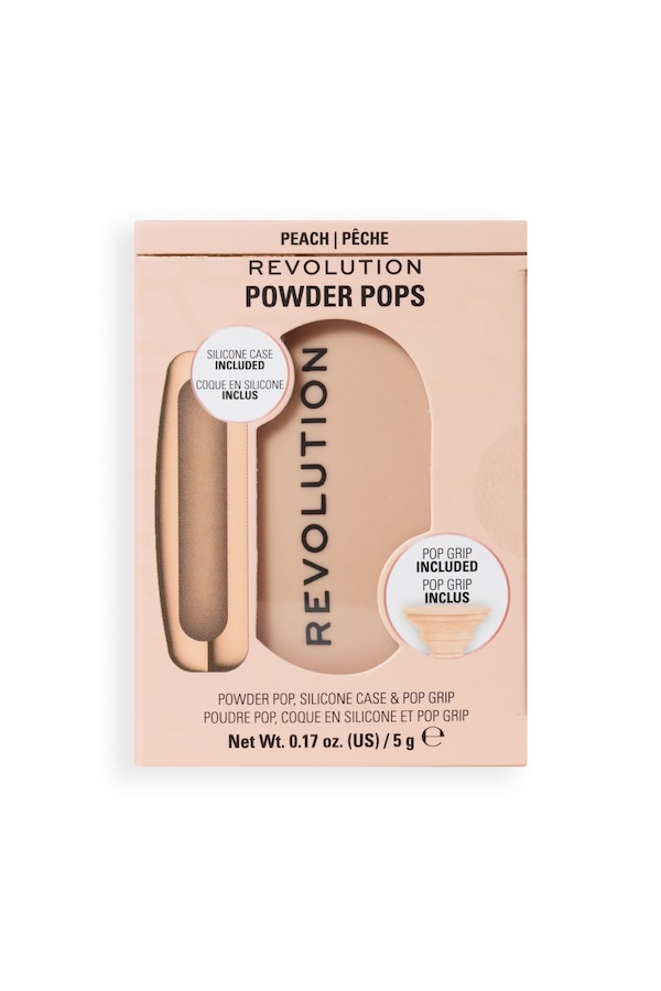 Revolution Powder Pops & Pop Grip & Silicone Case Peach