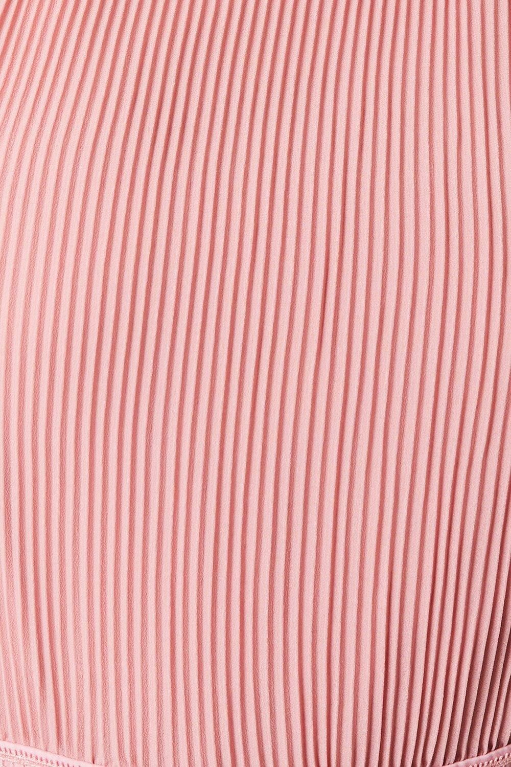 Oasis Delicate Lace Bodice Maxi Bridesmaid Dress Blush image 5