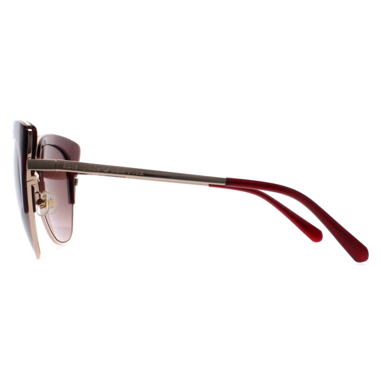 Kate Spade Cat Eye Gold Burgundy Gradient Abinaya image 3