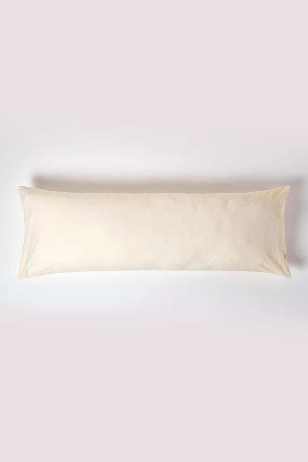 Homescapes Egyptian Cotton Housewife Body Pillowcase 200 TC image 1