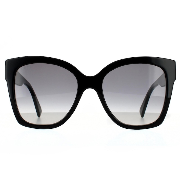 Gucci Square Black Grey Gradient Sunglasses