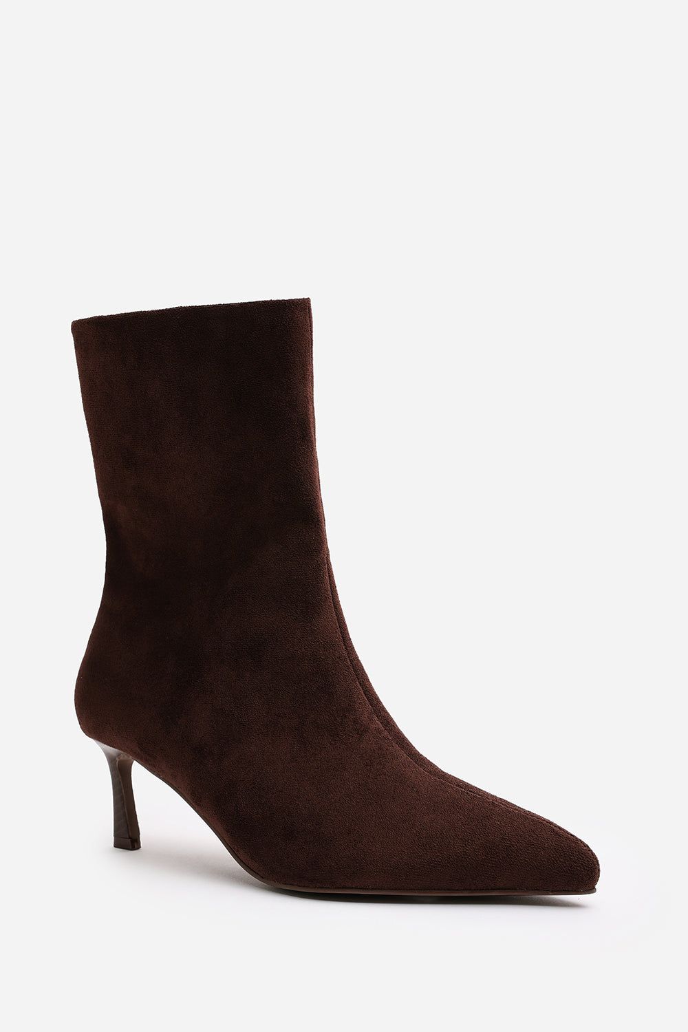 Where's That From 'Aubrey' Suede Pointed Toe Ankle Low Heel Boot image 3