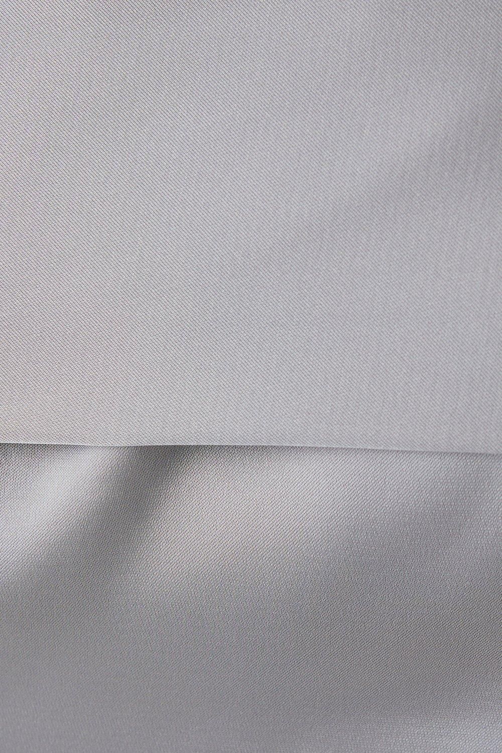 Coast Bandeau Cold Shoudler Satin Bridesmaid Dress Grey Mist image 6