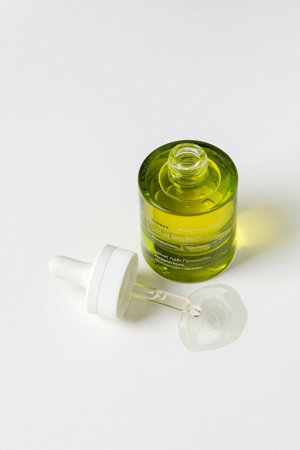 Korres Santorini Grape Velvet Drink Clear image 10