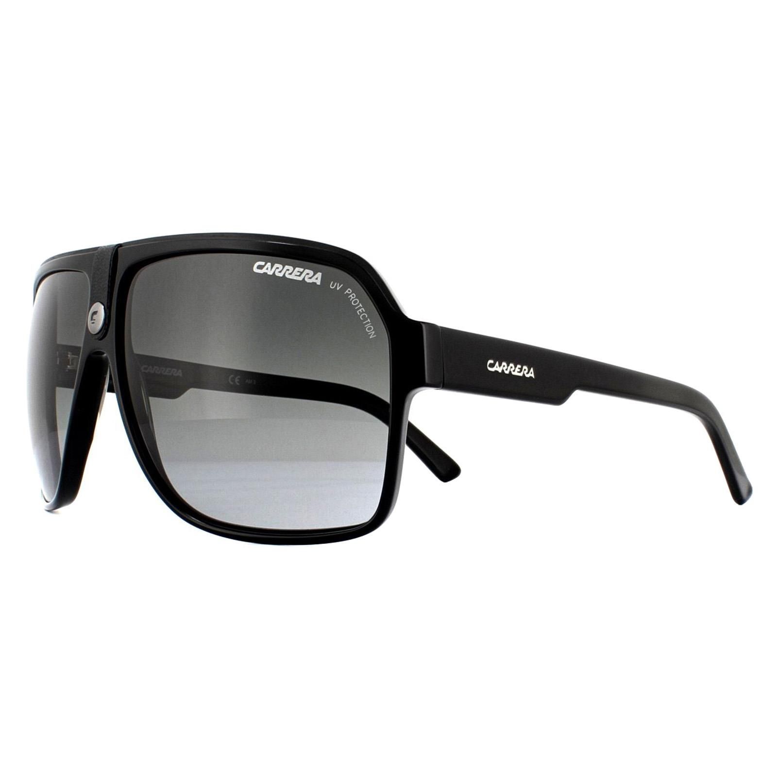 Carrera Aviator Black Grey Gradient Sunglasses image 2