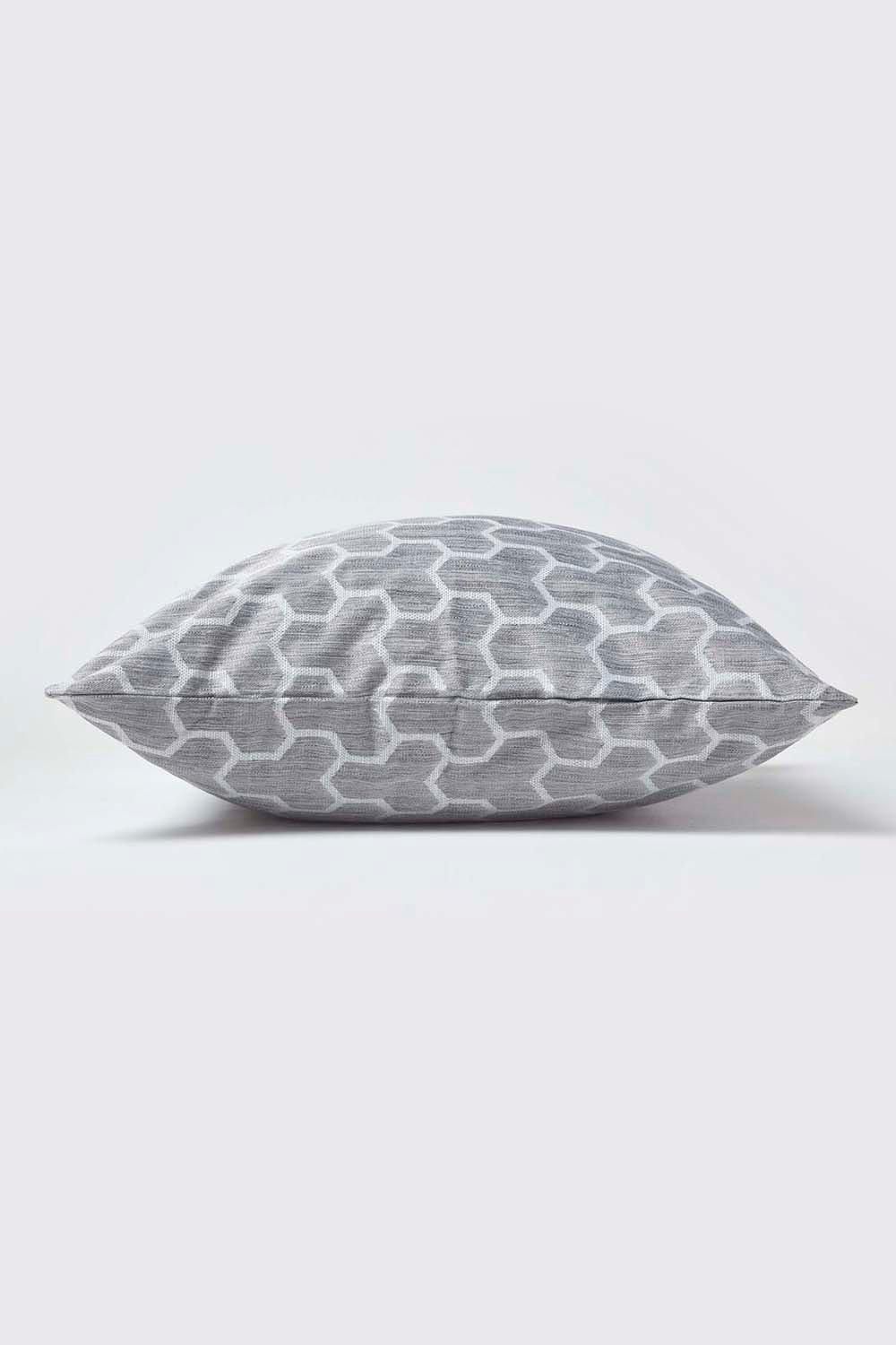 Homescapes Geometric Jacquard Cushion Cover image 3