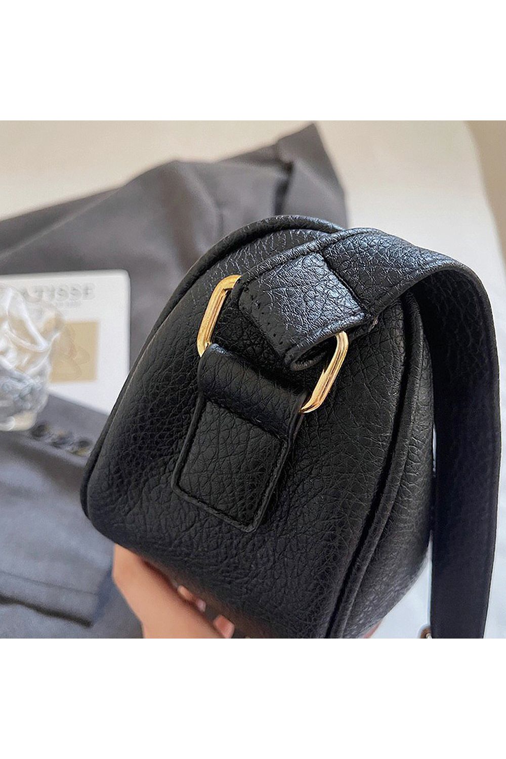 XY London 'Helen' Shoulder Bag with Magnetic Snap and Zip Closure image 4