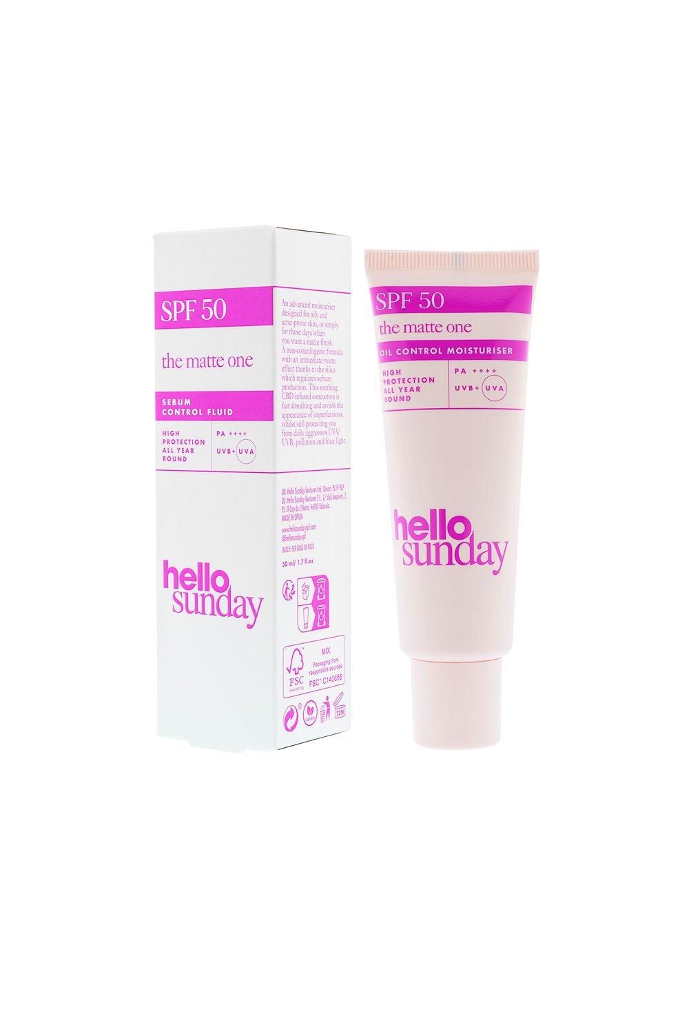Hellosunday The Matte One - SPF50 oil control moisturiser Multi image 2