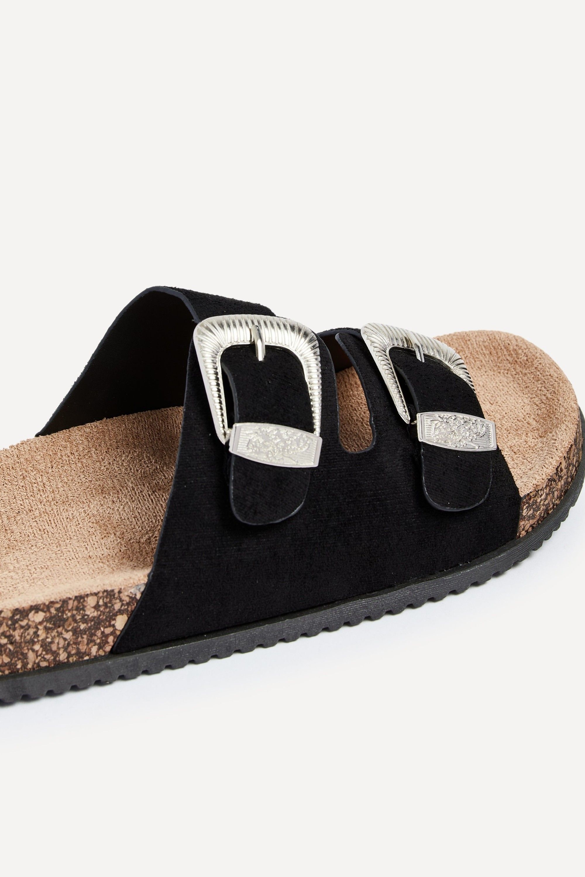 Linzi Marlow Black Western Buckle Sandals image 4