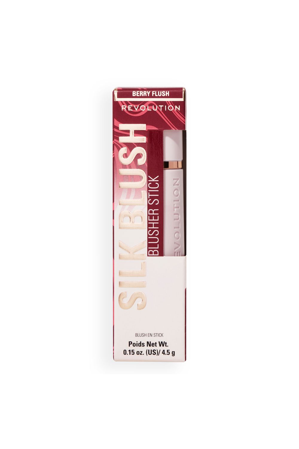 Revolution Skin Silk Marble Blush Stick 4.5g Berry Flush image 4