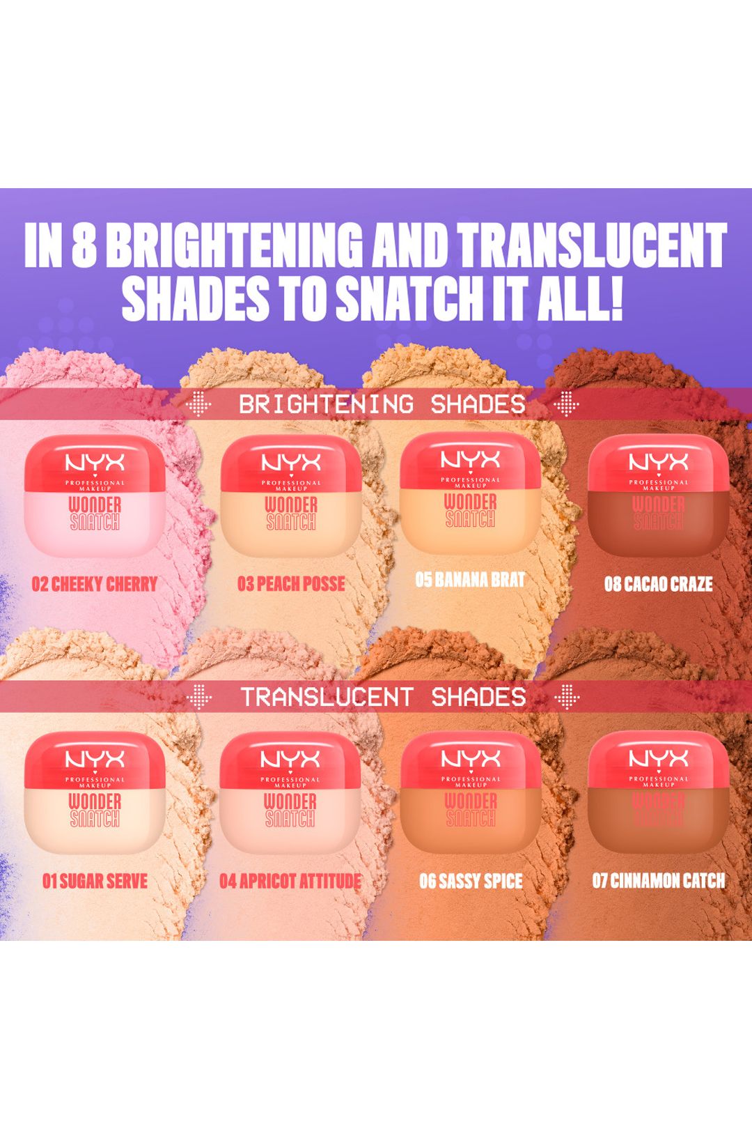 NYX Professional Makeup Wonder Snatch Powder 6g Peach Posse image 6