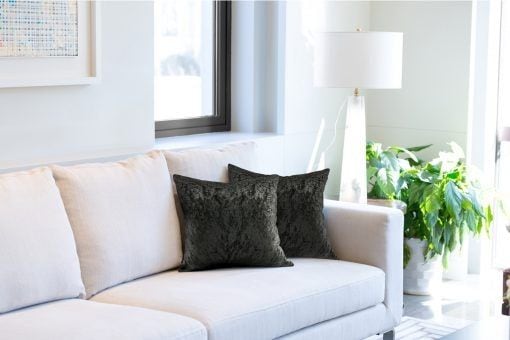 New Edge Blinds Crushed Velvet Cushion Cover image 2