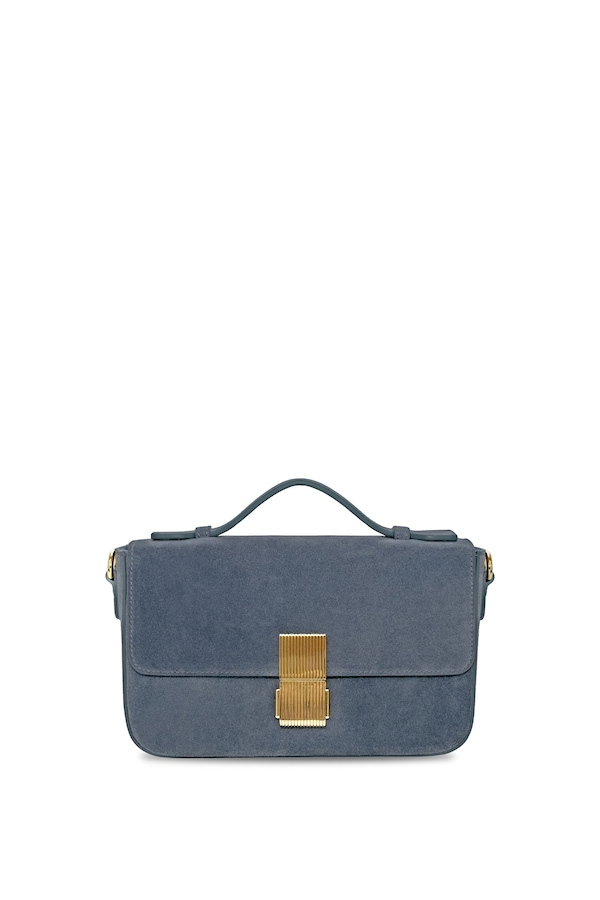 Apatchy London The Flora Suede Top Handle Bag