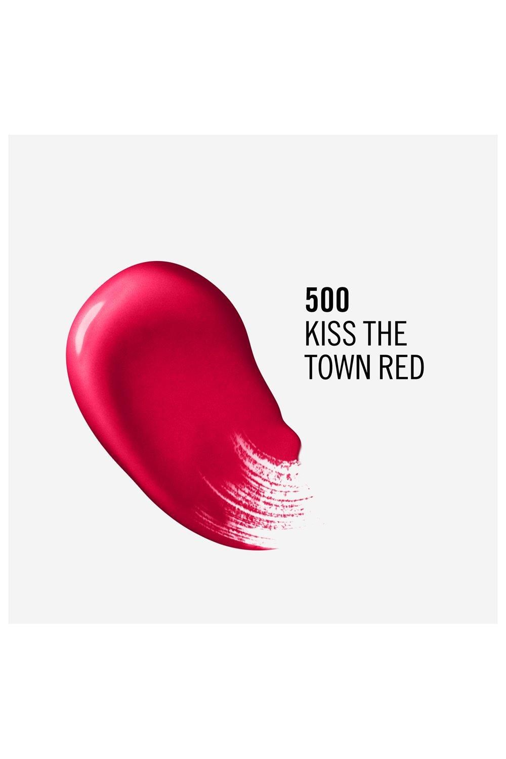 Rimmel London Provocalips 16HR Kissproof Liquid Lipstick 500 Kiss The Town Red image 2