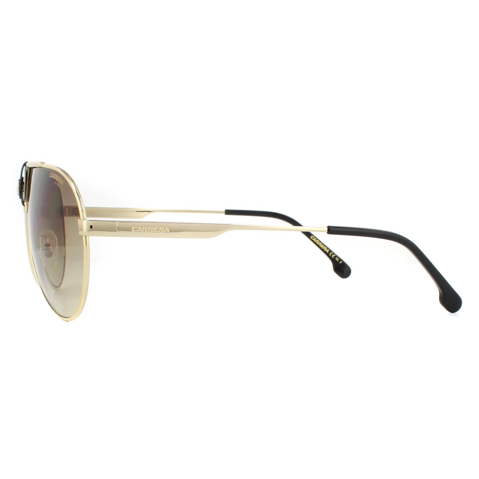 Carrera Aviator Gold Brown Gradient Sunglasses image 3