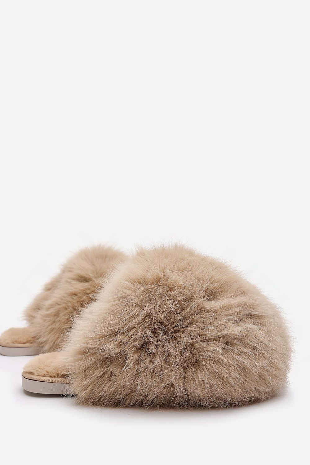 Where's That From 'Keira' Ultimate Fluffy Faux Fur Mule Slippers image 4