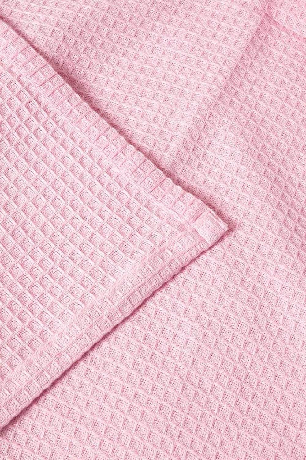 Homescapes Cotton Waffle Blanket Throw - Soft, Breathable & Skin-Friendly image 5