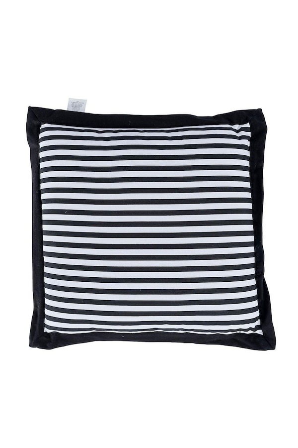 Homescapes Handmade Striped Seat Pad Soft Cotton Dining Chair Cushion