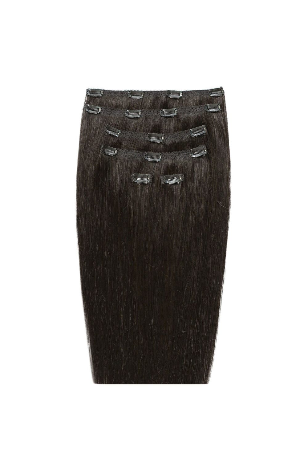 Beauty Works 18" Double Hair Set Clip-In Extensions 180g Raven