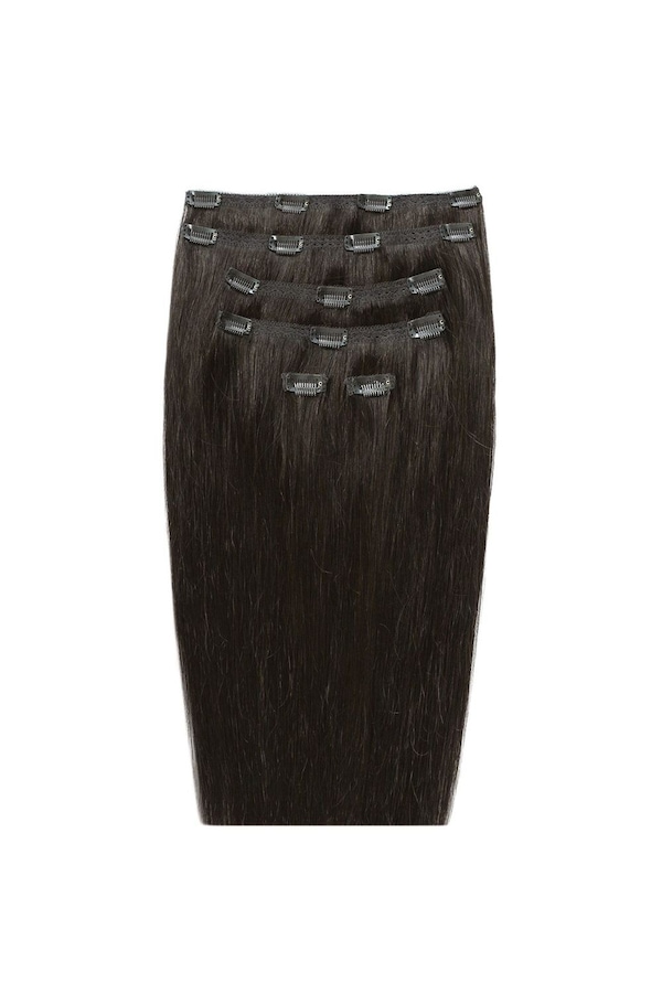 Beauty Works 18" Double Hair Set Clip-In Extensions 180g Raven