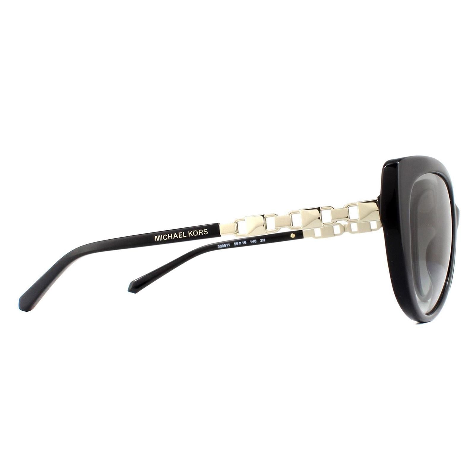 Michael Kors Cat Eye Black Grey Gradient Sunglasses image 4