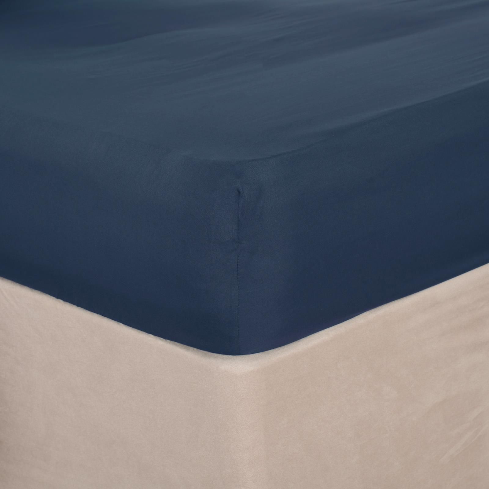 OHS Plain Dyed Non-Iron Fitted Bed Sheet image 2