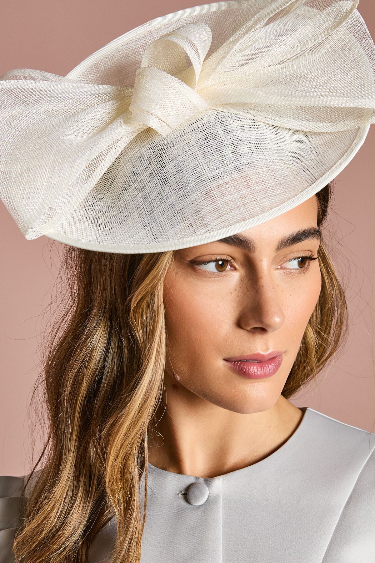 Coast Bow Detail Fascinator Ivory image 3