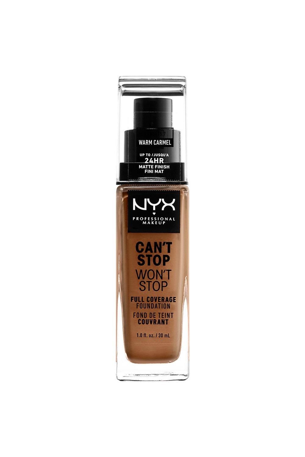 NYX Professional Makeup Can't Stop Won't Stop Full Coverage Foundation Warm Caramel image 1