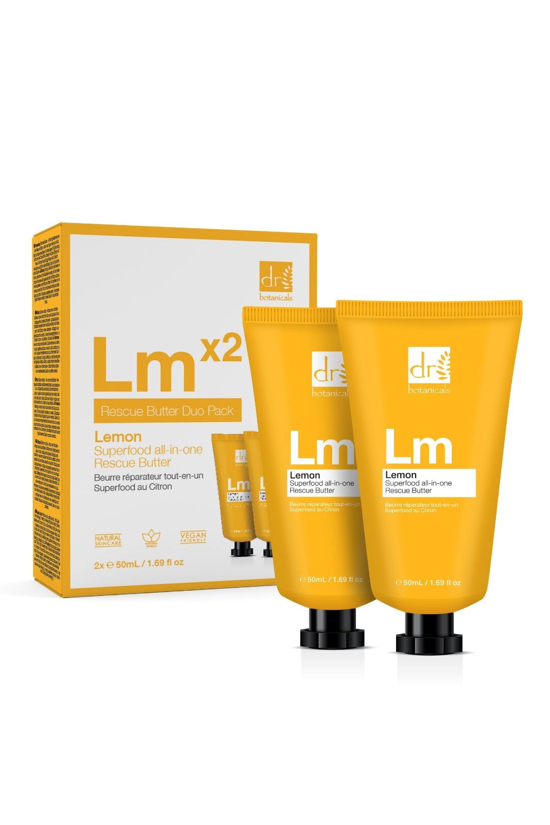 Dr. Botanicals Lemon Superfood All-In-One Rescue Butter Duo Pack 100ml image 1