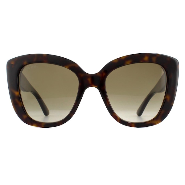 Gucci Cat Eye Havana Brown Gradient Sunglasses