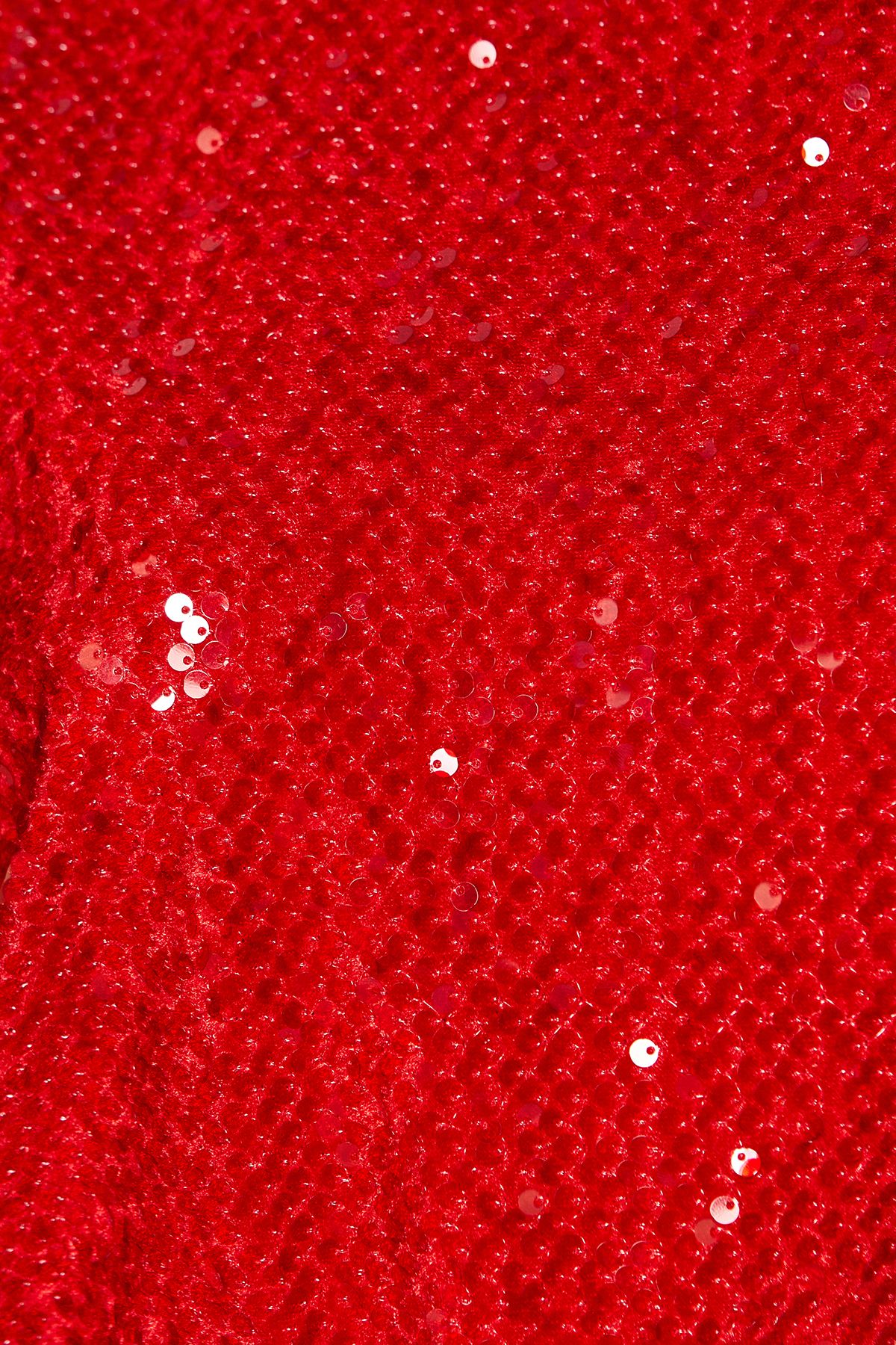 Principles Red Sequin Velvet T-shirt Red image 5