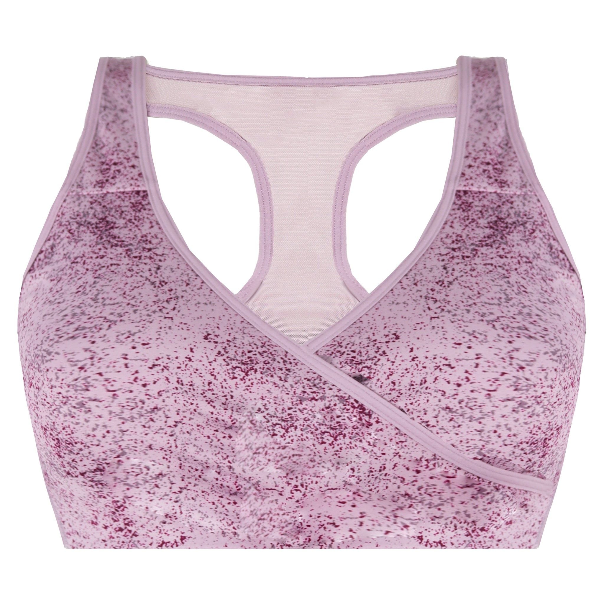 Gymshark Chalk Malow Purple Sports Bra image 2