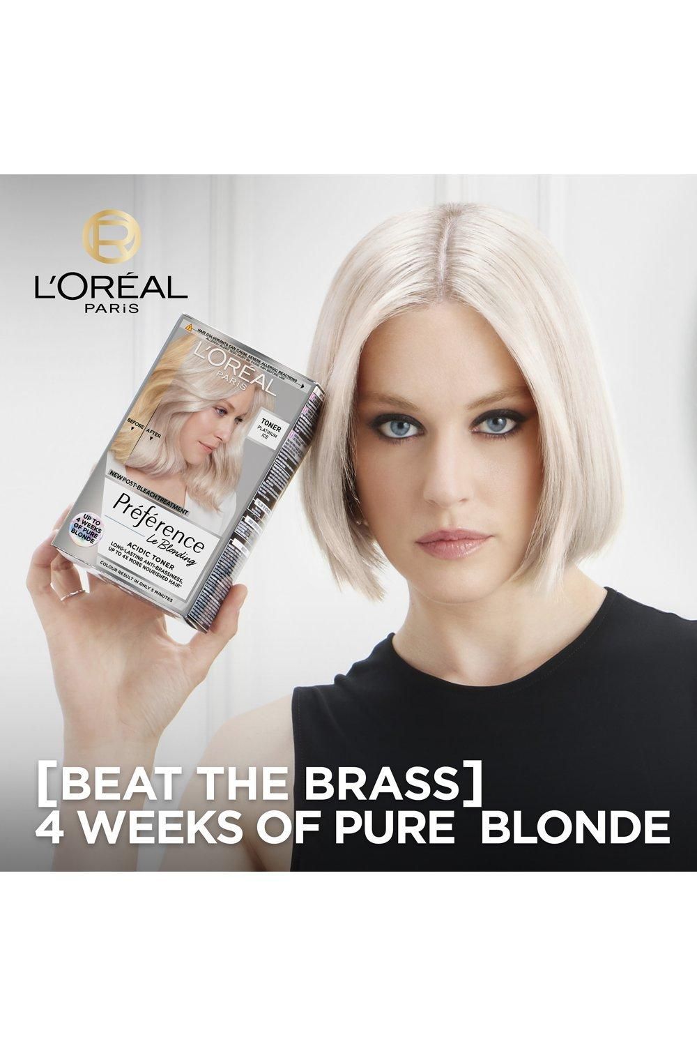 L'Oréal Paris Préférence Le Blonding Acidic Toner - Platinum Ice Multi image 2
