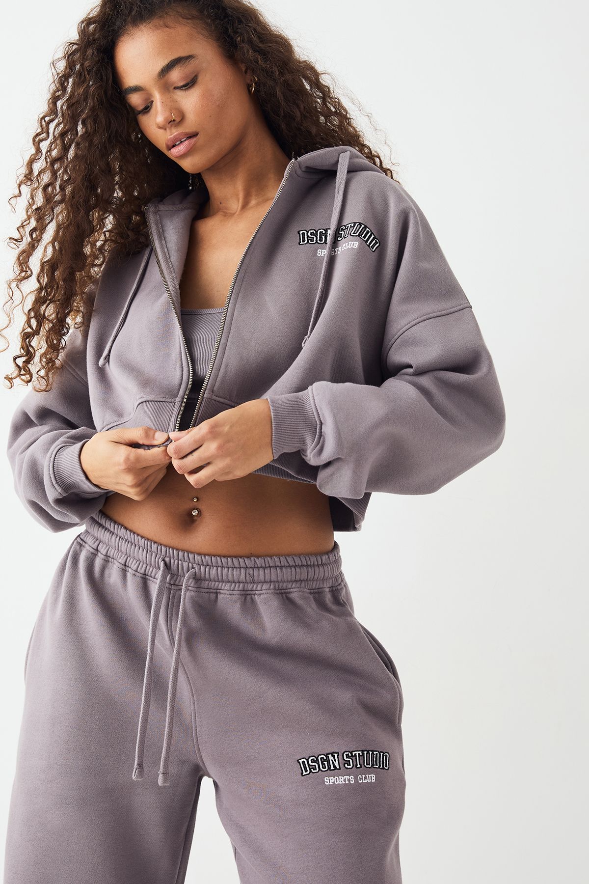 DSGN Studio DSGN Studio Applique 3 Piece Tracksuit Petrol image 4