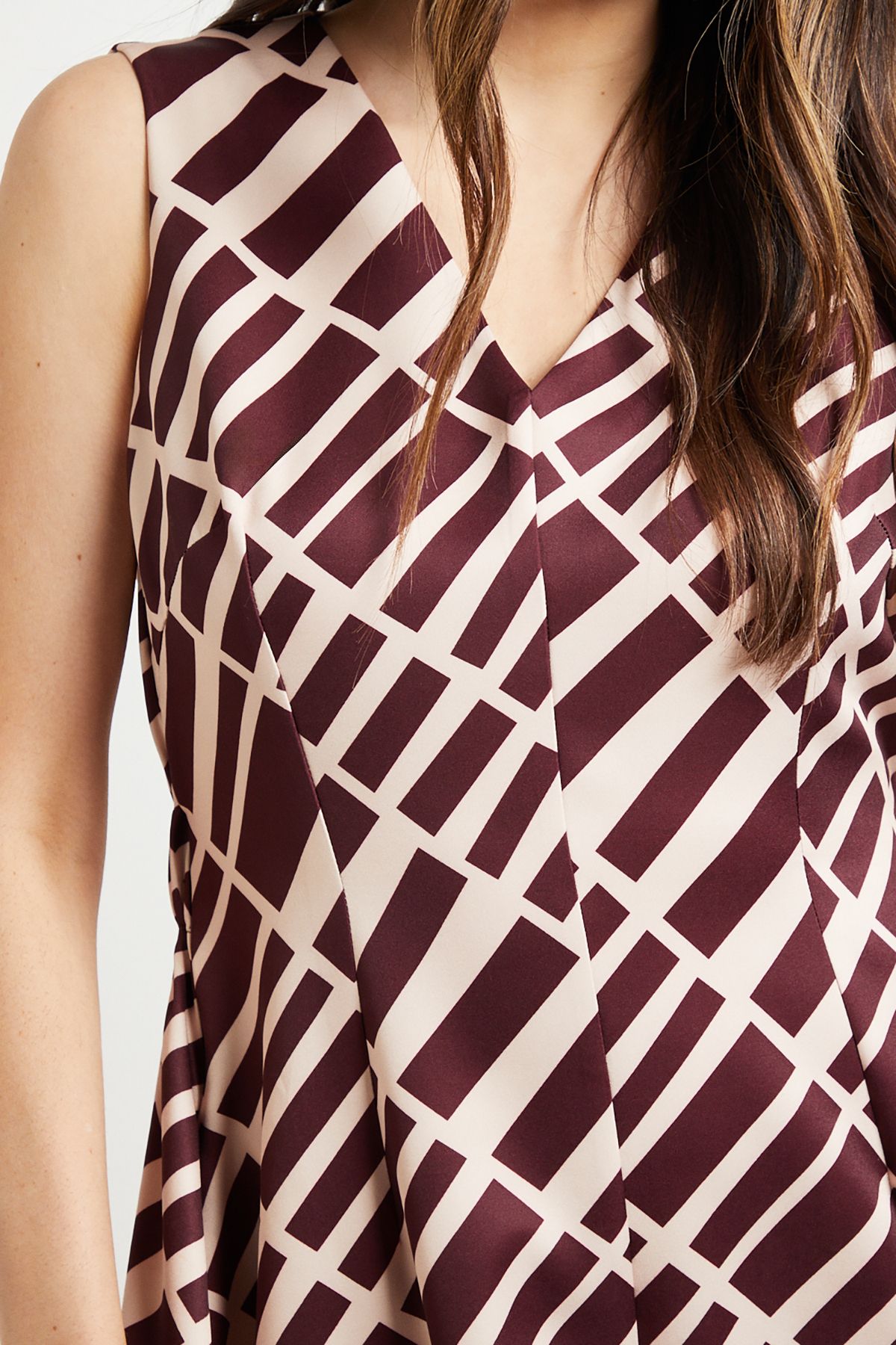 Principles Trapeze Midi Dess Camel image 5