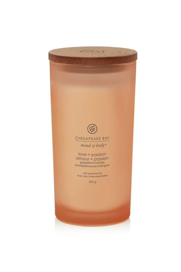 Chesapeake Bay Love + Passion Large Candle Orange