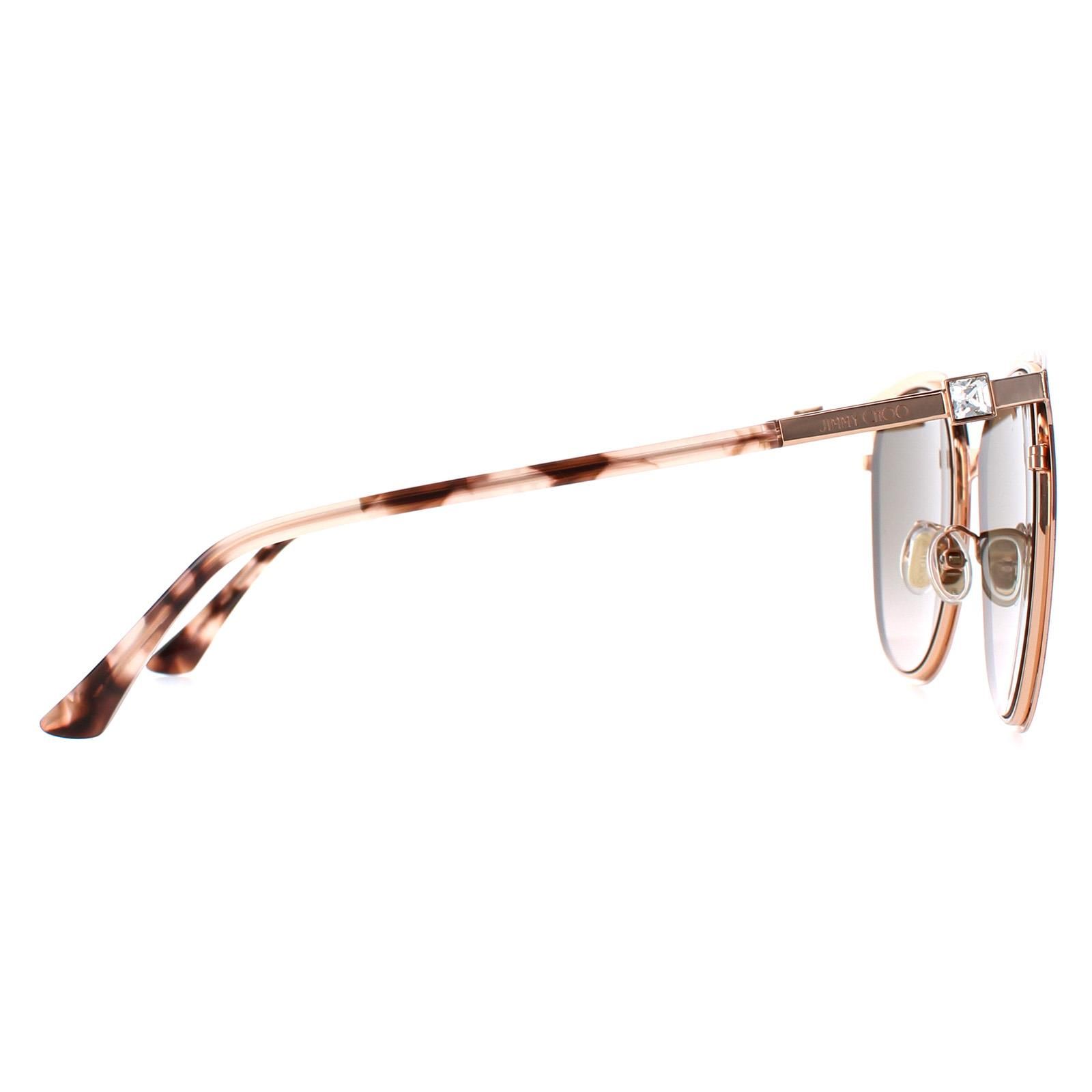 Jimmy Choo Cat Eye Gold Copper Brown Gradient ORIA/G/SK image 4