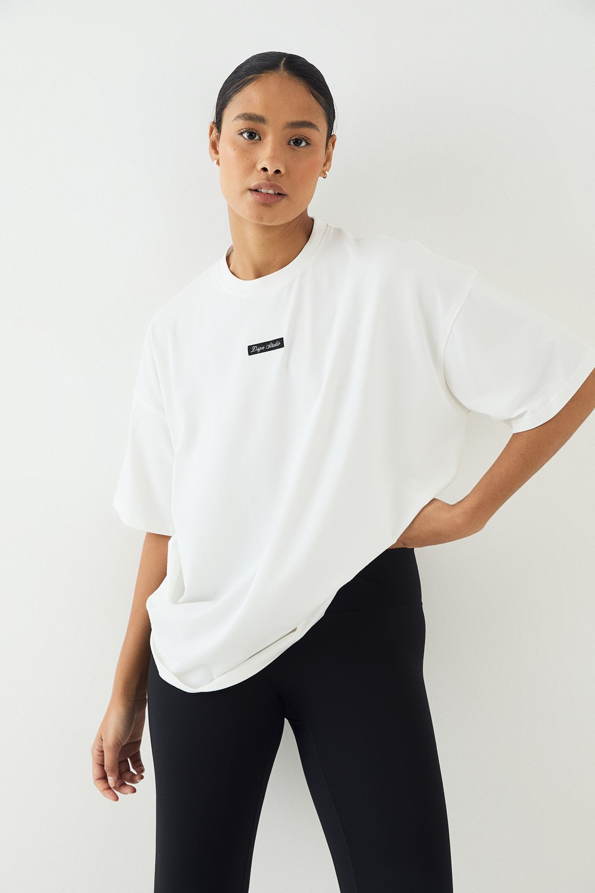 DSGN Studio DSGN Studio Script Short Sleeve T-Shirt White image 1