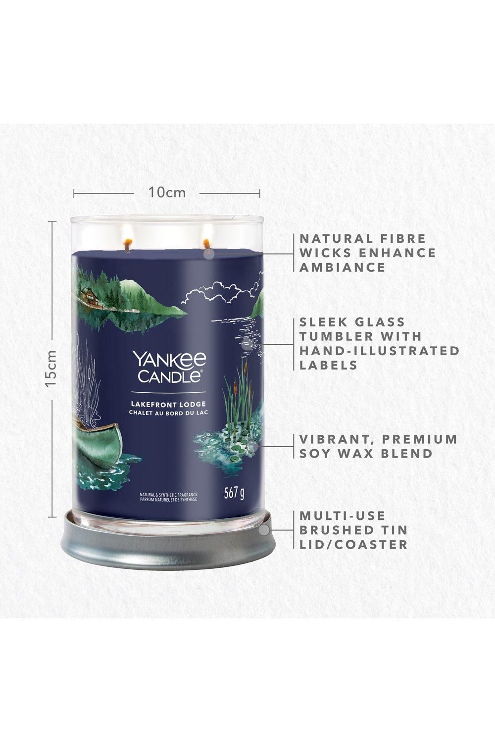 Yankee Candle Signature Large Tumbler Lakefront Lodge Blue image 5