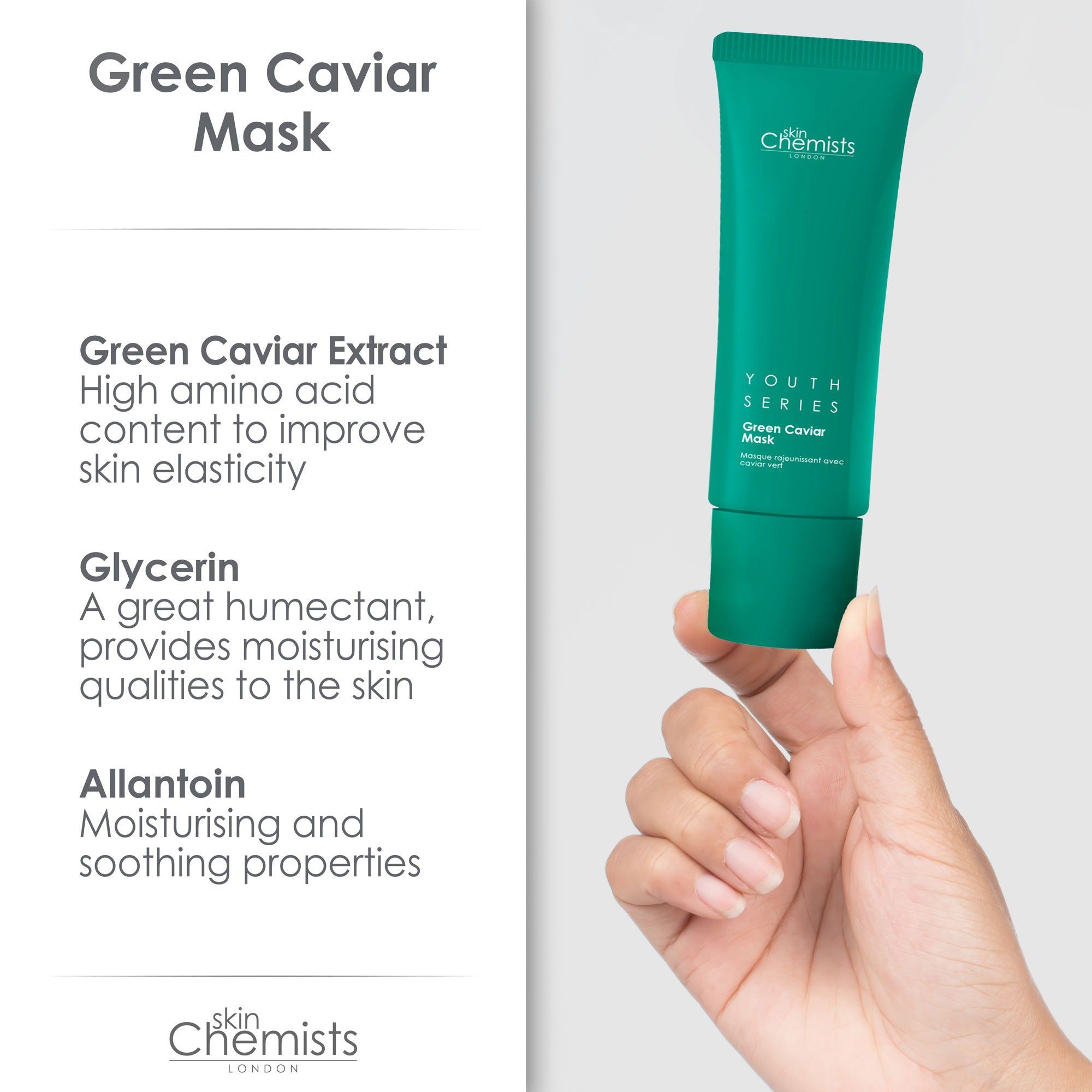 skinChemists Youth Series Green Caviar Mask 50ml x 2 Duo Pack image 5