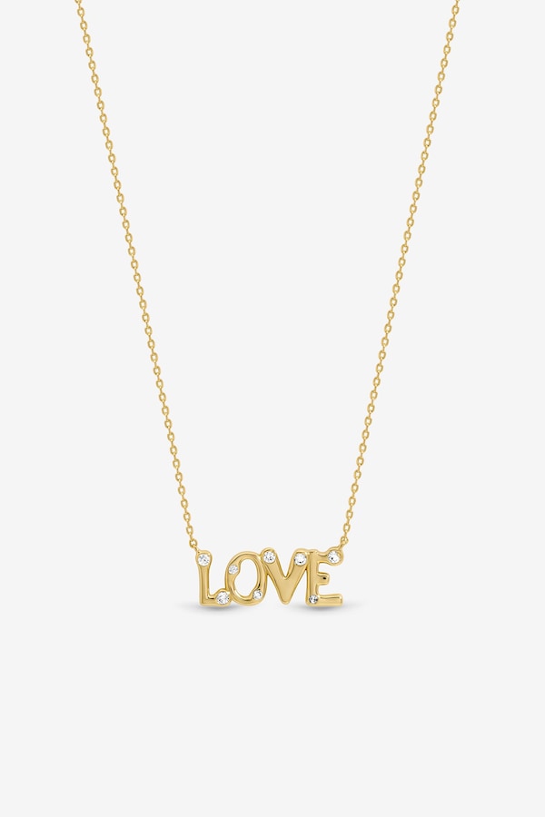 Inicio Gold Plated Love Pendant - Gift Pouch