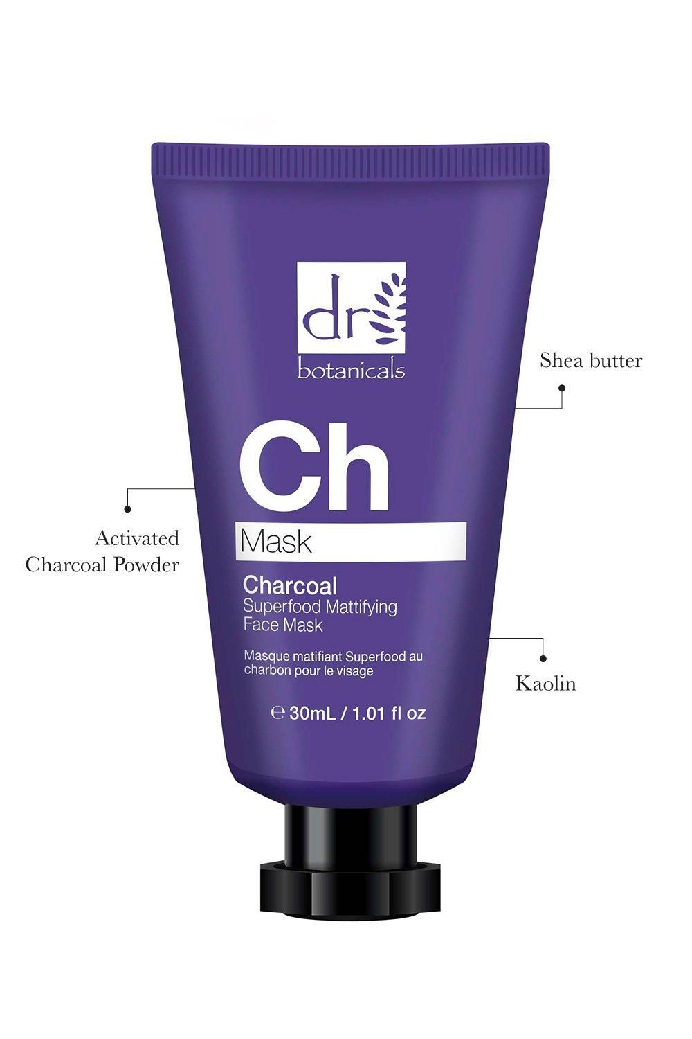 Dr. Botanicals Charcoal Superfood Mattifying Face Mask 30ml image 3