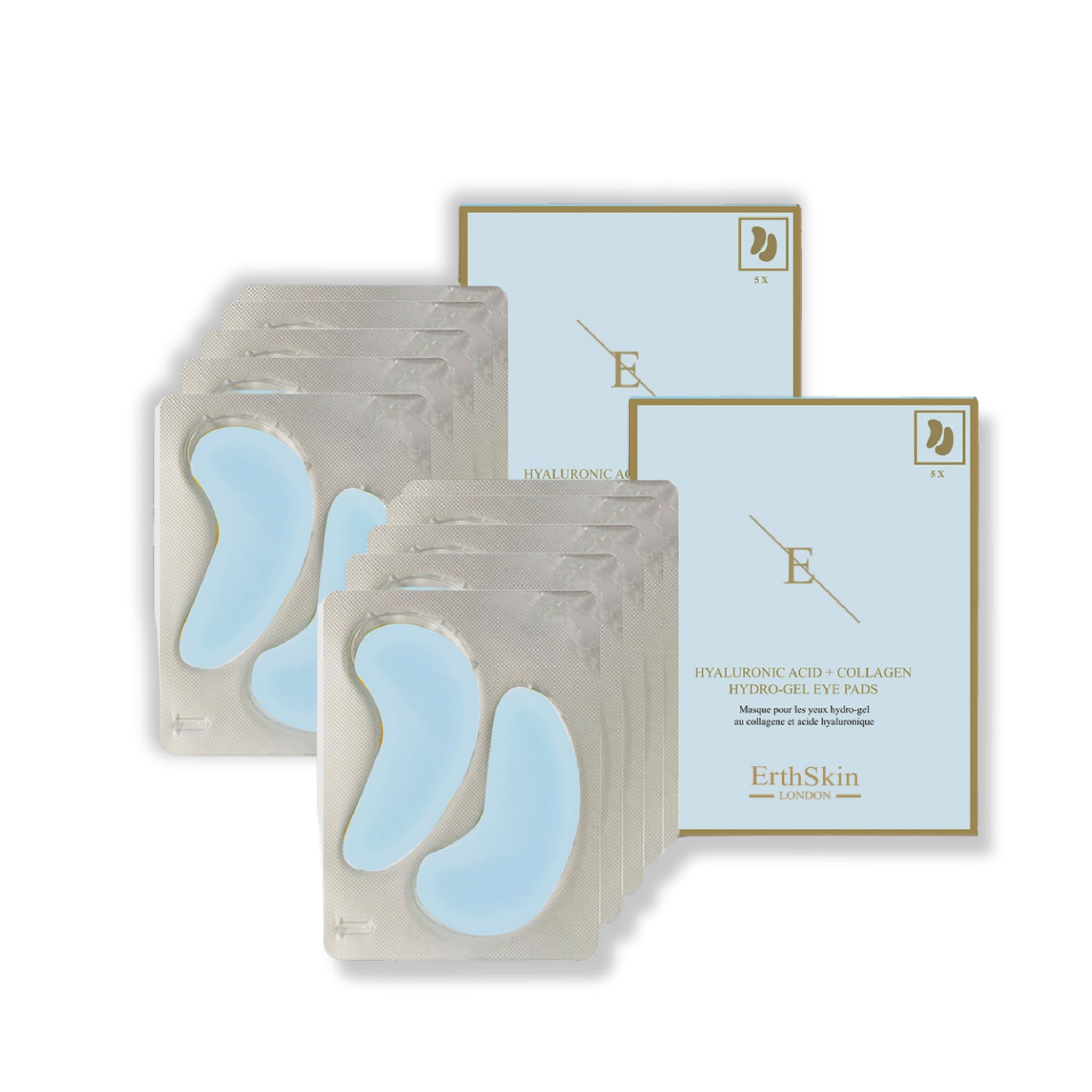 Erth Skin London Hyaluronic Acid + Collagen Hydrogel Eye Pads 5 X 2 image 1