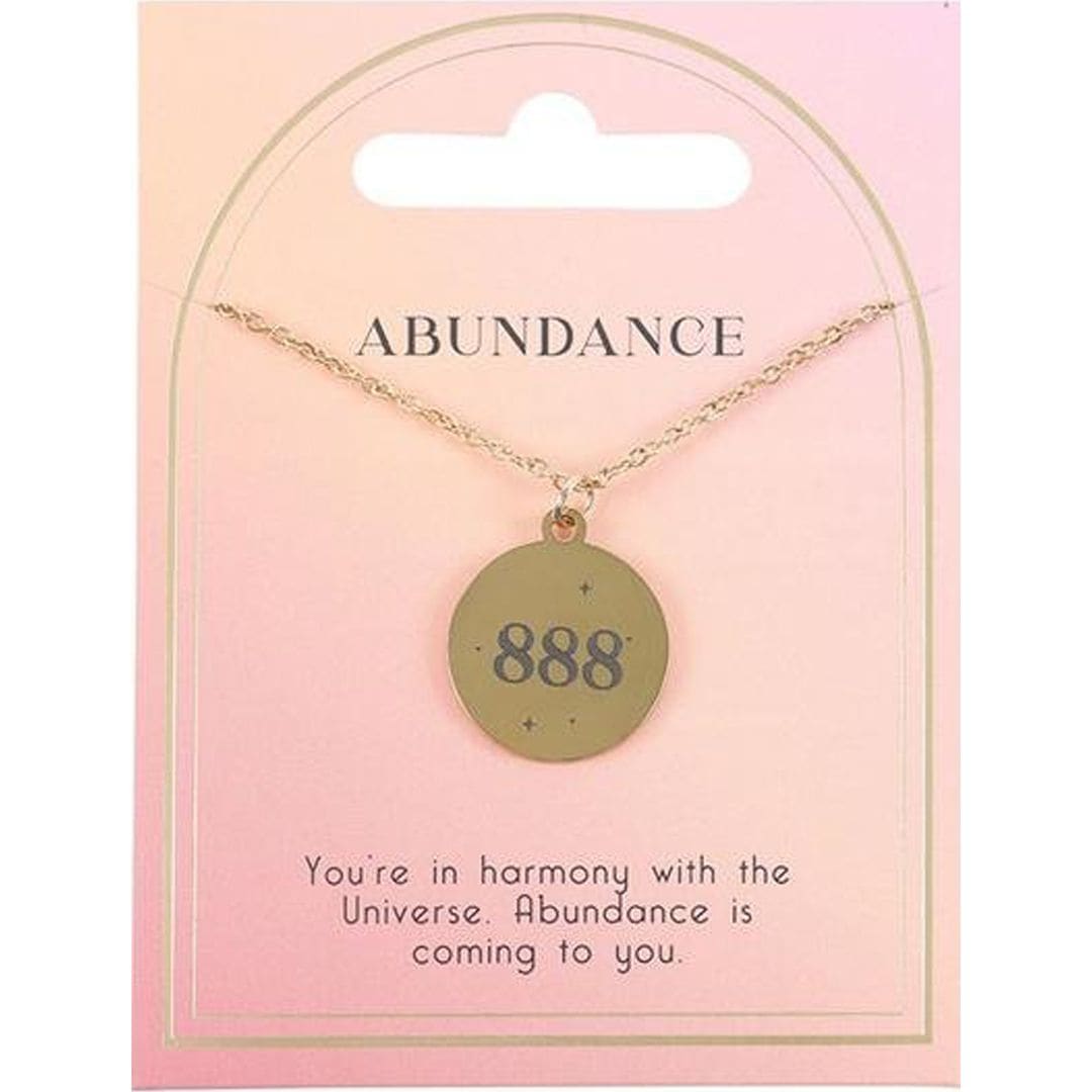 KDMD 888 Angel Number Abundance Necklace image 2