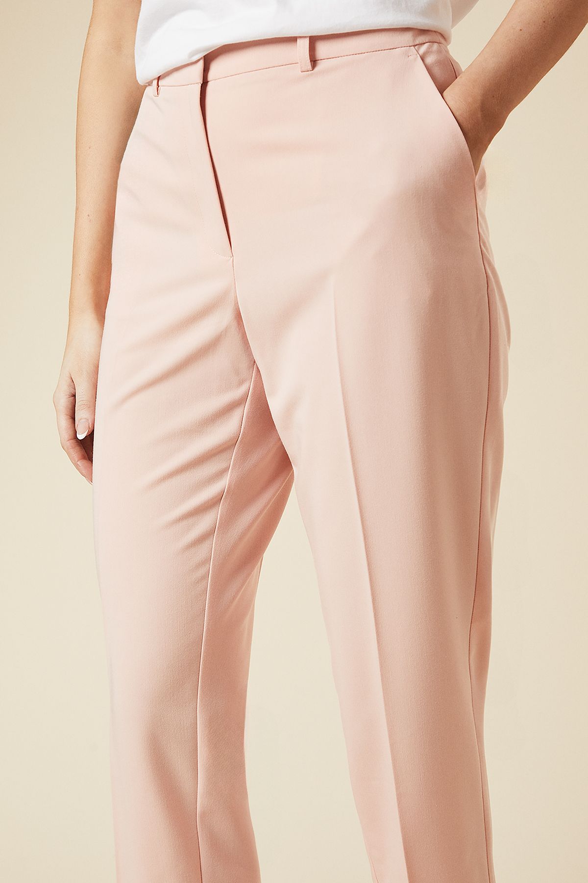 Dorothy Perkins Ankle Grazer Trouser Blush image 4