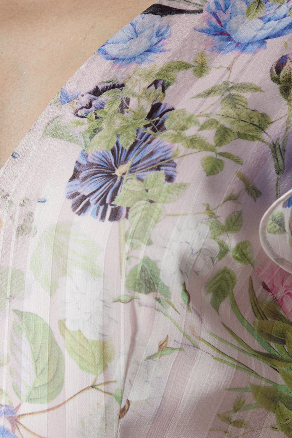 Coast Floral Frill Detail Fitted Maxi Dress Multi image 5