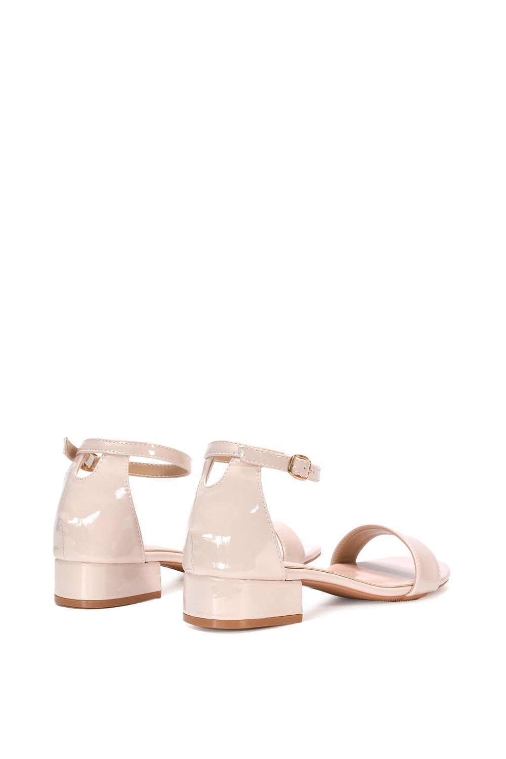 XY London 'Tate' Ankle Strap Low Block Heel Summer Sandals image 5